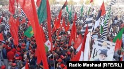 A Pakistan Democratic Movement rally in Bannu, northwest Pakistan on January 6.