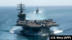 The aircraft carrier USS Nimitz (file photo)