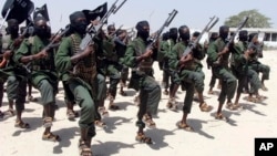 Al-Shabaab militants (file photo)