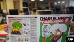 An edition of satirical French magazine "Charlie Hebdo" due to be published on November 2 was to feature cartoons depicting the Muslim prophet Muhammad.