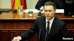 Macedonian Prime Minister Nikola Gruevski (file photo)