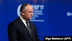 Moldovan President Igor Dodon (file photo)