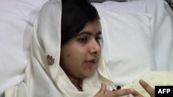 Malala was shot in the head by the Taliban.