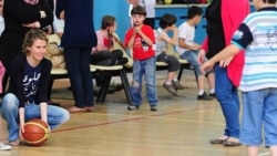 A photo on the Syrian presidency's Instagram page shows first lady Asma al-Assad participating in a Special Olympics event in June 2012.