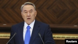 Kazakh President Nursultan Nazarbaev