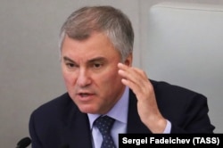 Vyacheslav Volodin, the speaker of parliament's lower chamber, the State Duma, called Russia “the last island of democracy and freedom.”