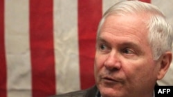 U.S. Defense Secretary Robert Gates during a December trip to Afghanistan