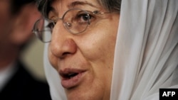 Afghan women's role and participation in the negotiations with the Taliban has been largely "invisible," says Sima Samar, Afghanistan's former minister of women's affairs.