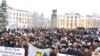 Hungry Russians Block Highway To Demand Help