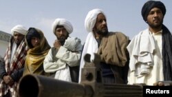 These men, who said they used to belong to the Taliban, voluntarily handed over their weapons and joined the government in Herat earlier this month.