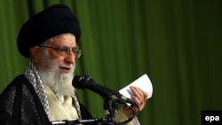 Iran's Supreme leader Ayatollah Ali Khamenei 