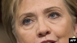 Secretary of State-designate Hillary Clinton at her Senate hearing on January 13.