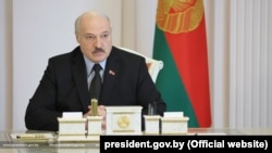 Belarusian strongman Alyaksandr Lukashenka (file photo)