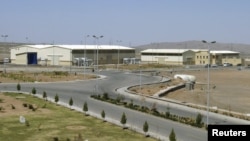 The Natanz uranium enrichment facility south of Tehran