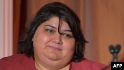 Khadija Ismayilova has continued to do the job that won her awards before her arrest: working to highlight human rights abuses and government corruption in the oil-rich Caspian Sea state. And she says she won't stop.