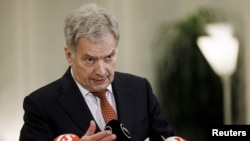 Finnish President Sauli Niinisto (file photo)