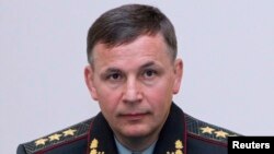 Newly appointed Defense Minister Colonel General Valeriy Heletey said, "Believe me, there will be a victory parade -- there will be for sure -- in Ukraine's Sevastopol."