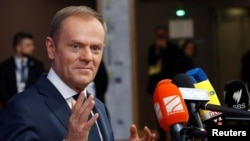 EU Council President Donald Tusk