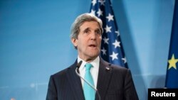 U.S. Secretary of State John Kerry in Germany on January 31