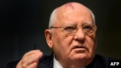 Former Soviet leader Mikhail Gorbachev (file photo)