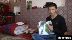 Nurlan Bekbosynuly, a Kazakh citizen, is worried his relatives have been sent to "reeducation camps" in China.