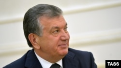 Acting Uzbek President Shavkat Mirziyaev (file photo)