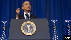 U.S. President Barack Obama unveiled policy changes regarding counterterrorism and drone strikes, Guantanamo Bay, and an end to America's "war footing" in a major address at National Defense University in Washington on May 23.