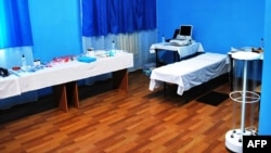 The medical suite prepared by the penitentiary service in Kachanivska prison for a medical examination of Yulia Tymoshenko