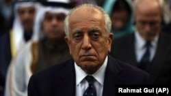 U.S. peace envoy Zalmay Khalilzad (file photo)