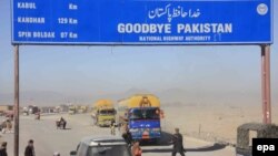 Trucks carrying logistical supplies for NATO forces in Afghanistan are turned back at the Pakistani-Afghan border in Chaman in December after Pakistan closed it.