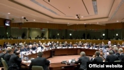 The EU's General Affairs and Foreign Affairs Council session in Brussels on January 25.