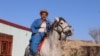 Abdul Rauf Amini, a chapandaz or buzkashi player, also grooms horses for the dangerous sport. 