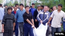 Uzbek security forces killed hundreds of unarmed protesters in the city of Andijon in May 2005. The government says the figure is less and they were Islamist insurgents.