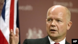 British Foreign Secretary William Hague says he expects other EU members to take similar steps against the five Iranians.