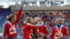 Media Debate Russian Female Sprinters' Kiss (UPDATED)