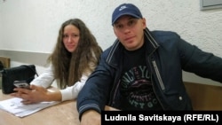 Lia Milushkina and her husband, Artyom Milushkin